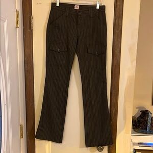 Women’s Brown Striped Pants